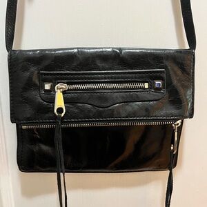 Black Patent Leather Rebecca Minkoff Cross Body Purse